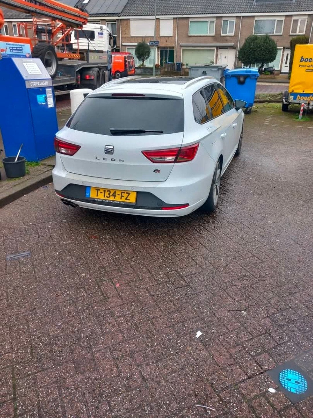 Seat Leon 2.0 TDI 184PK Dsg-7 2014 Wit, Auto's, Euro 5, Zwart, 4 cilinders, Leon