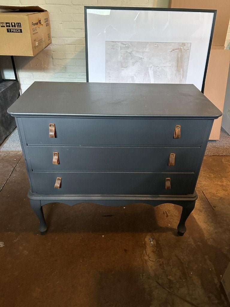 Vintage ladekast / commode met 3 lades – opknapper, Ophalen, Gebruikt, 50 tot 100 cm, 3 of 4 laden