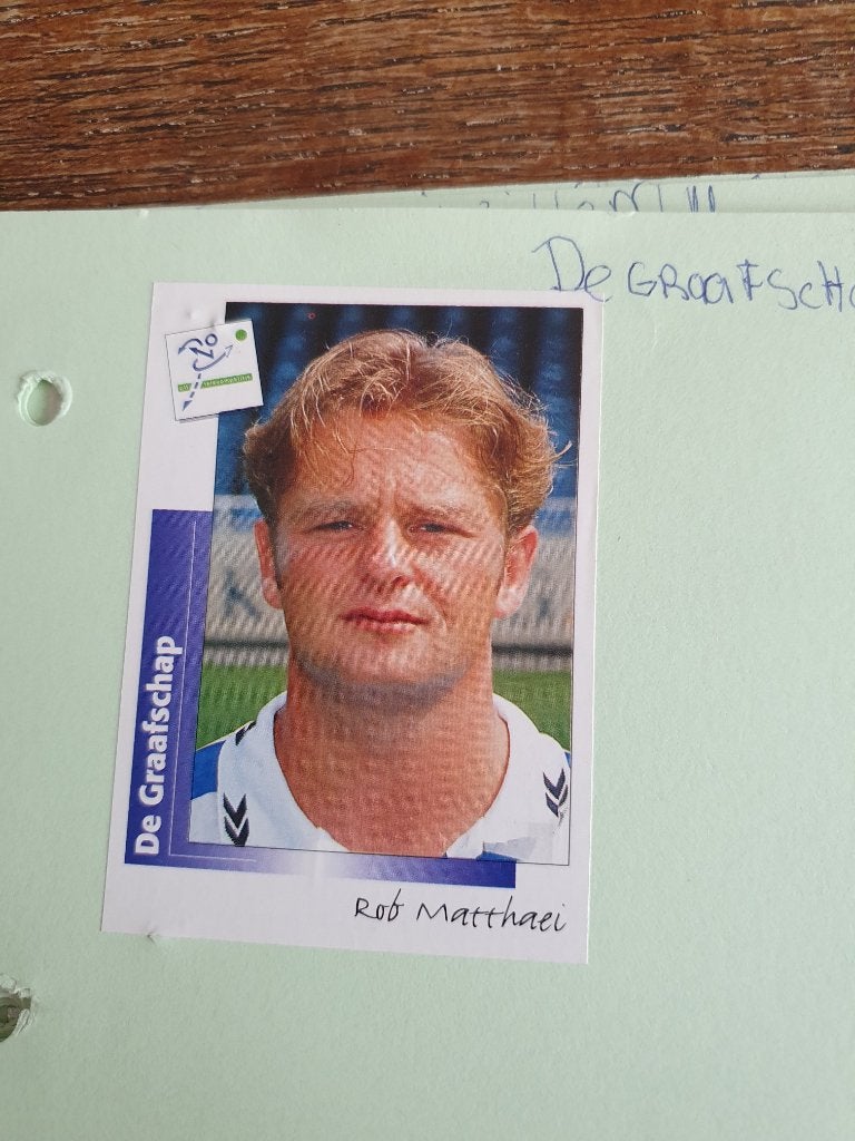 1 Panini De Graafschap, Verzamelen, Sportartikelen en Voetbal, Zo goed als nieuw, Poster, Plaatje of Sticker, Overige binnenlandse clubs
