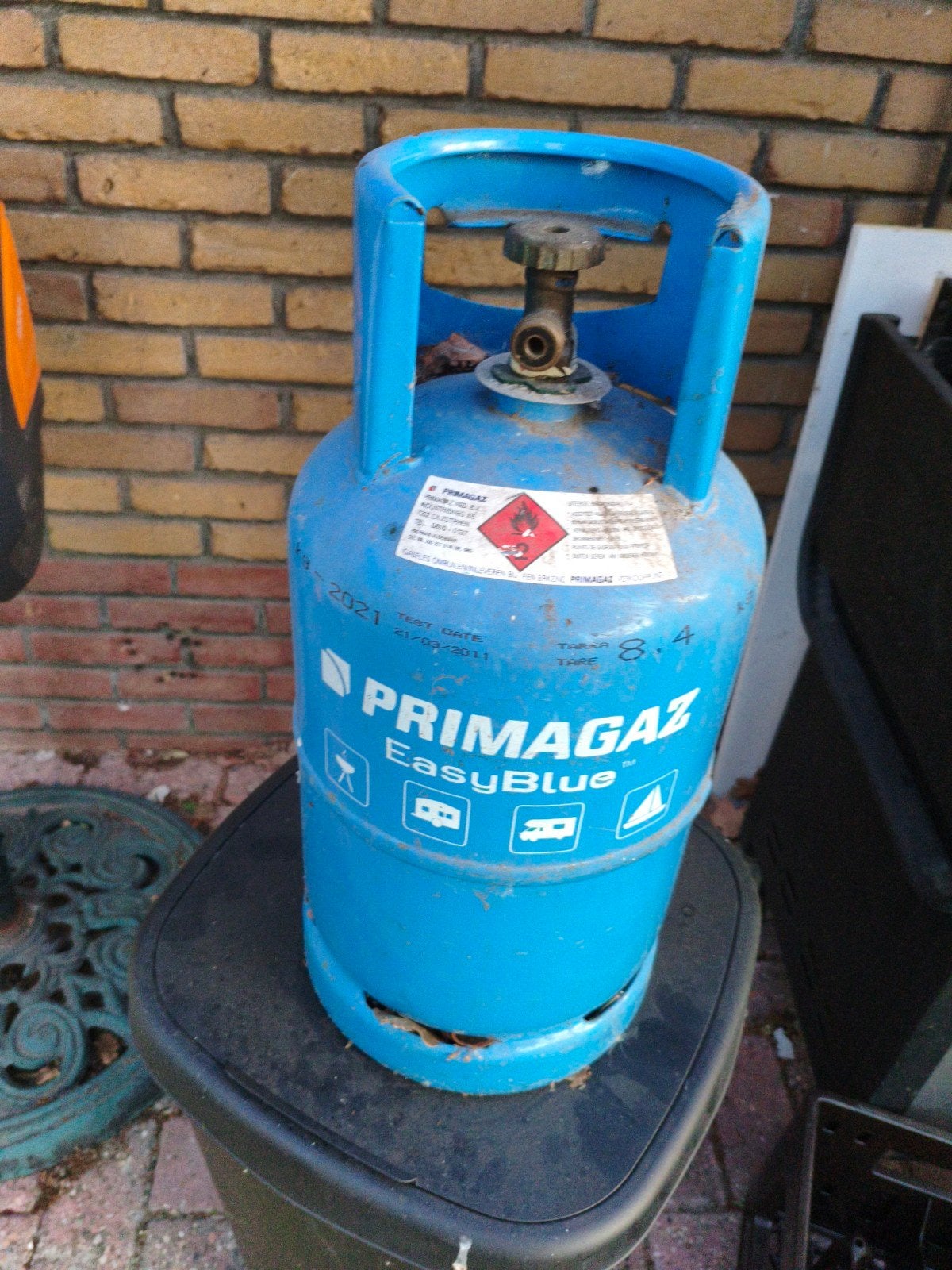 Lege Primagaz EasyBlue gasfles, Ophalen of Verzenden