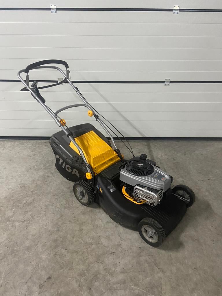 Stiga Turbo Pro 55 SV B (2015) - Grasmaaier met aandrijving, Tuin en Terras, Ophalen, Cirkelmaaier, Gebruikt, 50 cm of meer