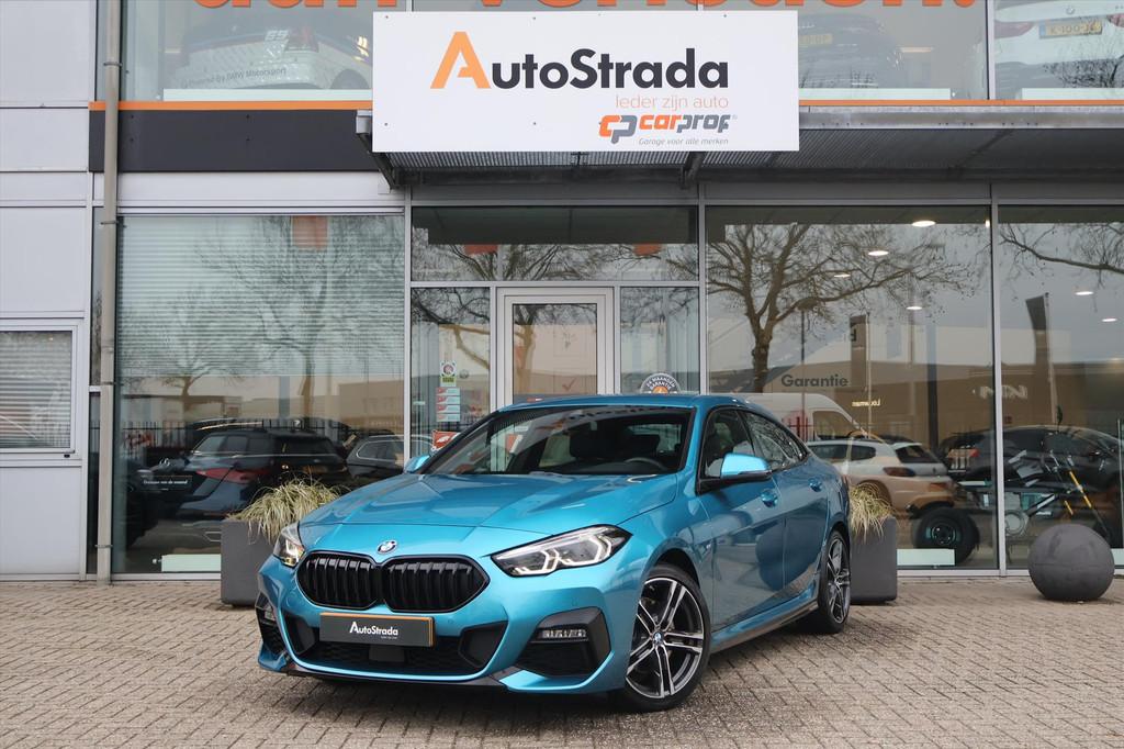 BMW 2-Serie Gran Coupé (f44) 218i M-Sport 136pk | Camera |, Gebruikt, 1350 kg, Met garantie (alle), Blauw