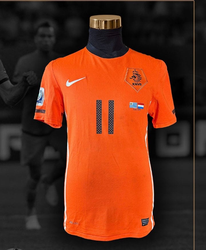Gezocht: Nederlands Elftal WK 2010 Match worn/wedstrijdshirt, Ophalen of Verzenden, Zo goed als nieuw, Overige binnenlandse clubs