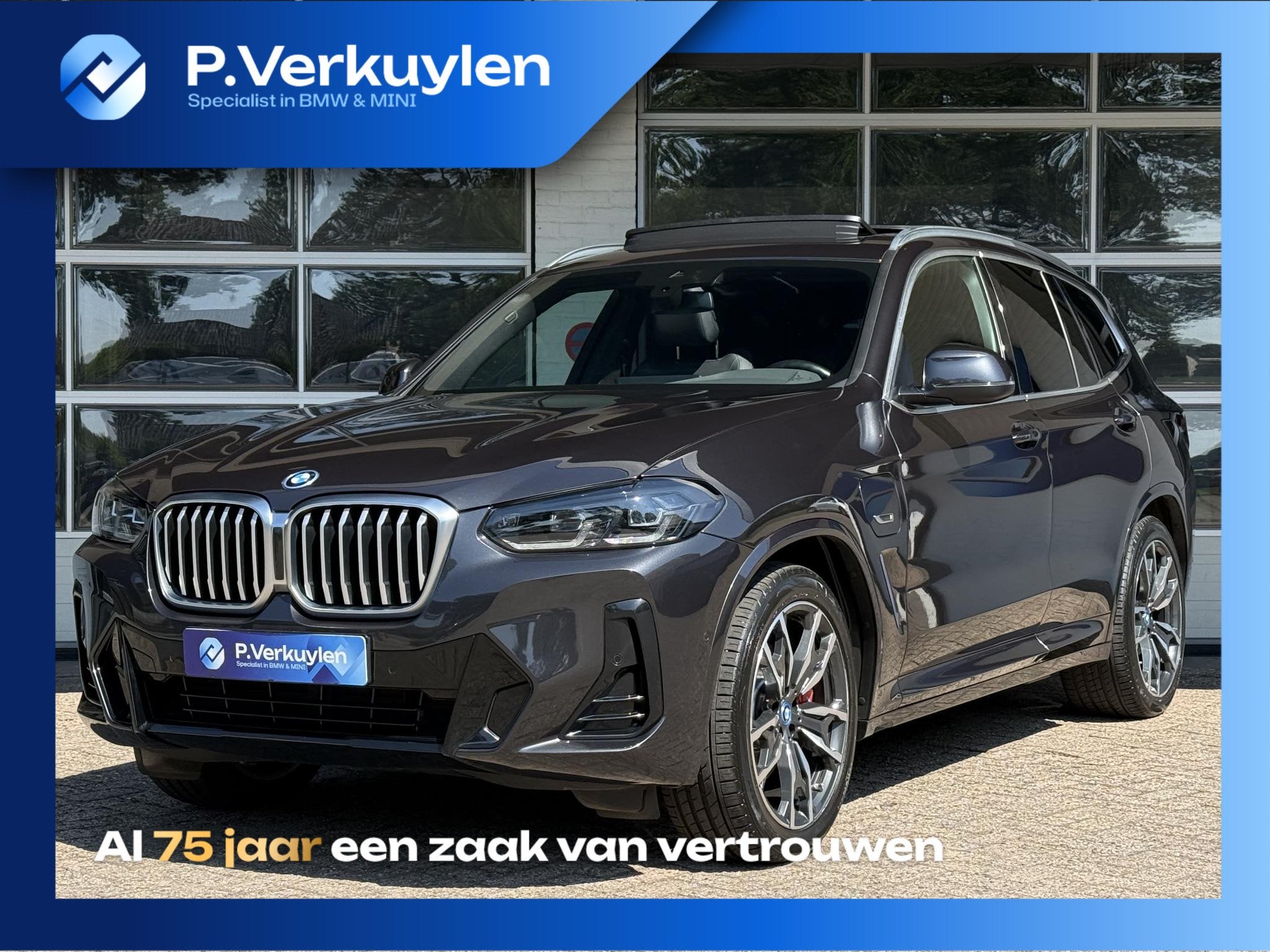 BMW X3 xDrive30e M SPORT | SPORTREMMEN ROOD | PANORAMA | TRE, 1998 cc, Gebruikt, 4 cilinders, Bedrijf