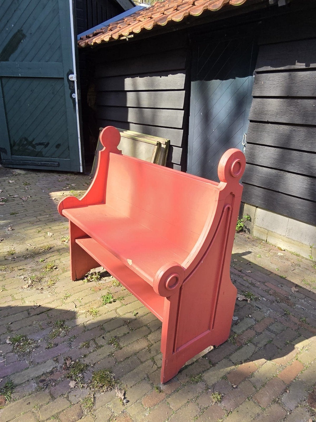 Kerkbank- trouwbank, Antiek en Kunst, Antiek | Meubels | Stoelen en Banken, Ophalen
