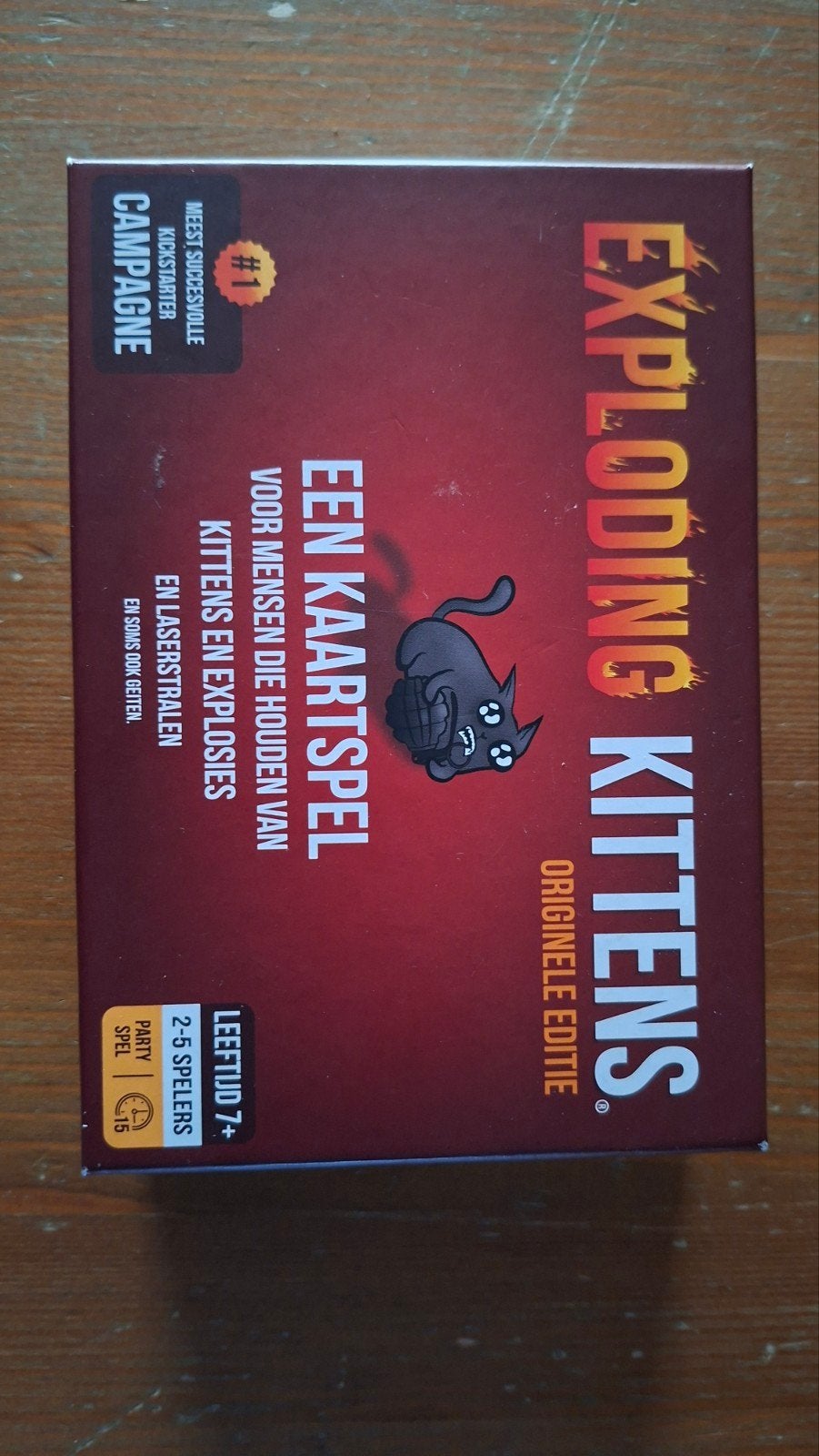 Exploding Kittens - Originele Editie Kaartspel, Een of twee spelers, Ophalen, Zo goed als nieuw, Exploding Kittens