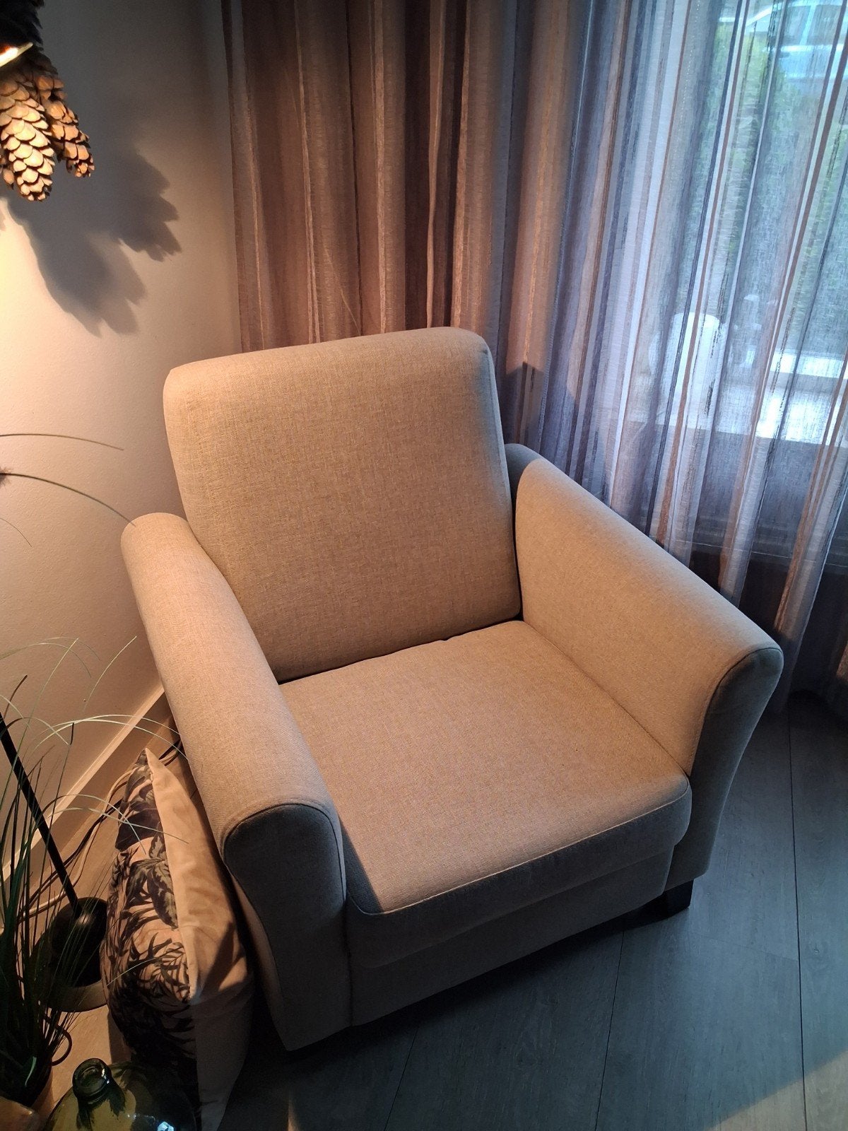 nette fauteuil, Huis en Inrichting, Banken | Sofa's en Chaises Longues, Eenpersoons, 75 tot 100 cm, Ophalen of Verzenden, Zo goed als nieuw