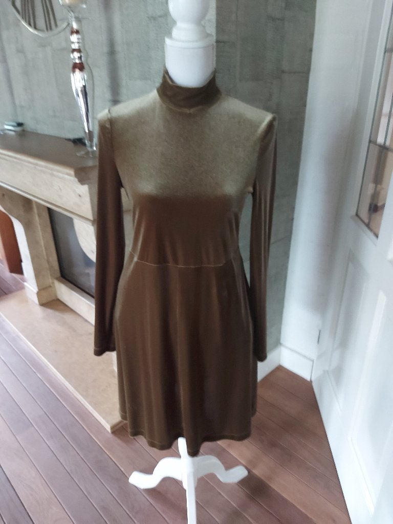 PRACHTIGE VELVET JURK V VANILIA MT 34 ABSOLUTE NIEUWSTAAT!!!, Overige kleuren, Vanilia, Ophalen of Verzenden, Zo goed als nieuw