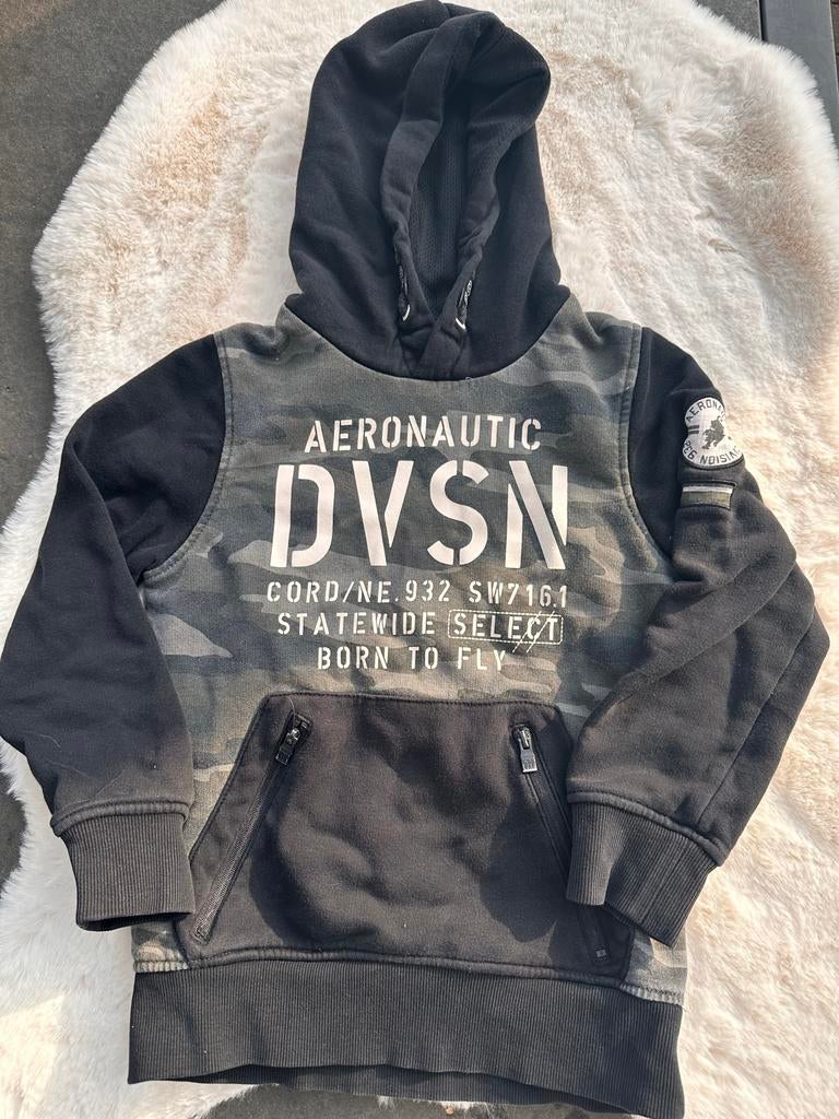 Stoere DWD Download hoodie maat 122/128, Ophalen of Verzenden, Gebruikt, Jongen, Trui of Vest