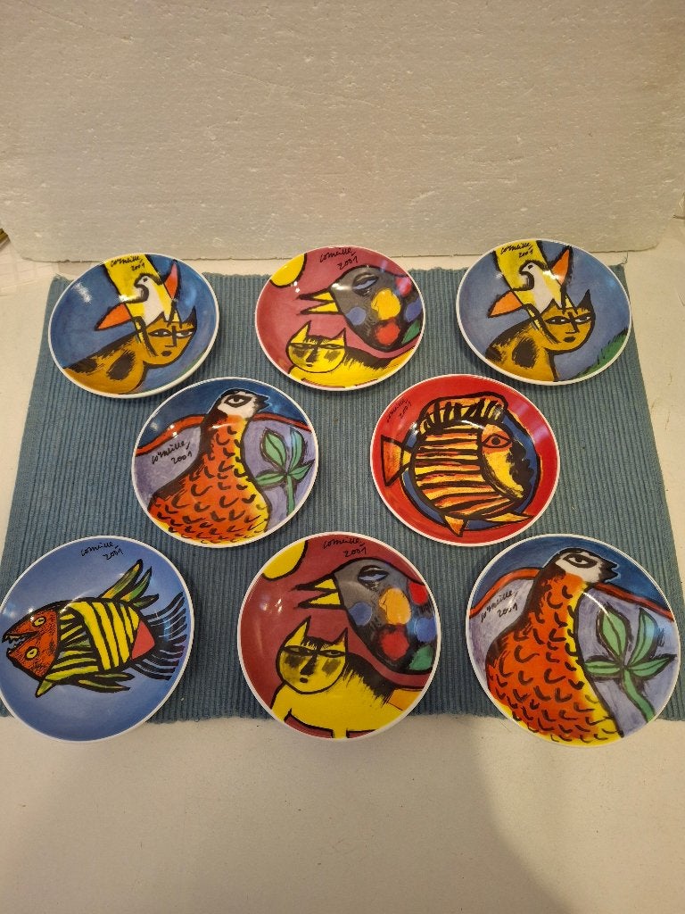 8 mooie porseleinen Corneille schaaltjes, Antiek en Kunst, Ophalen of Verzenden