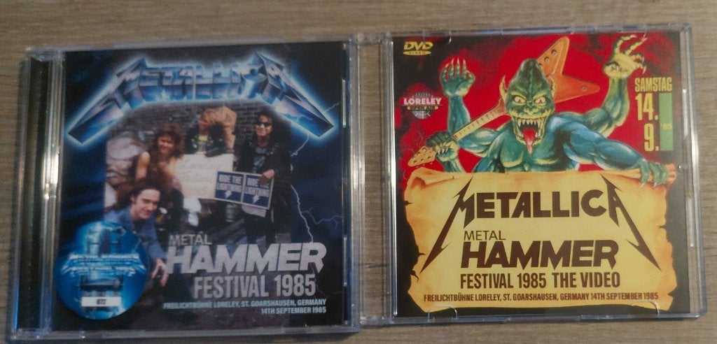 Metallica - Metal Hammer festival 1985 Numbered cd/dvd Japan, Thrash metal, Verzenden, Speciale editie, Zo goed als nieuw