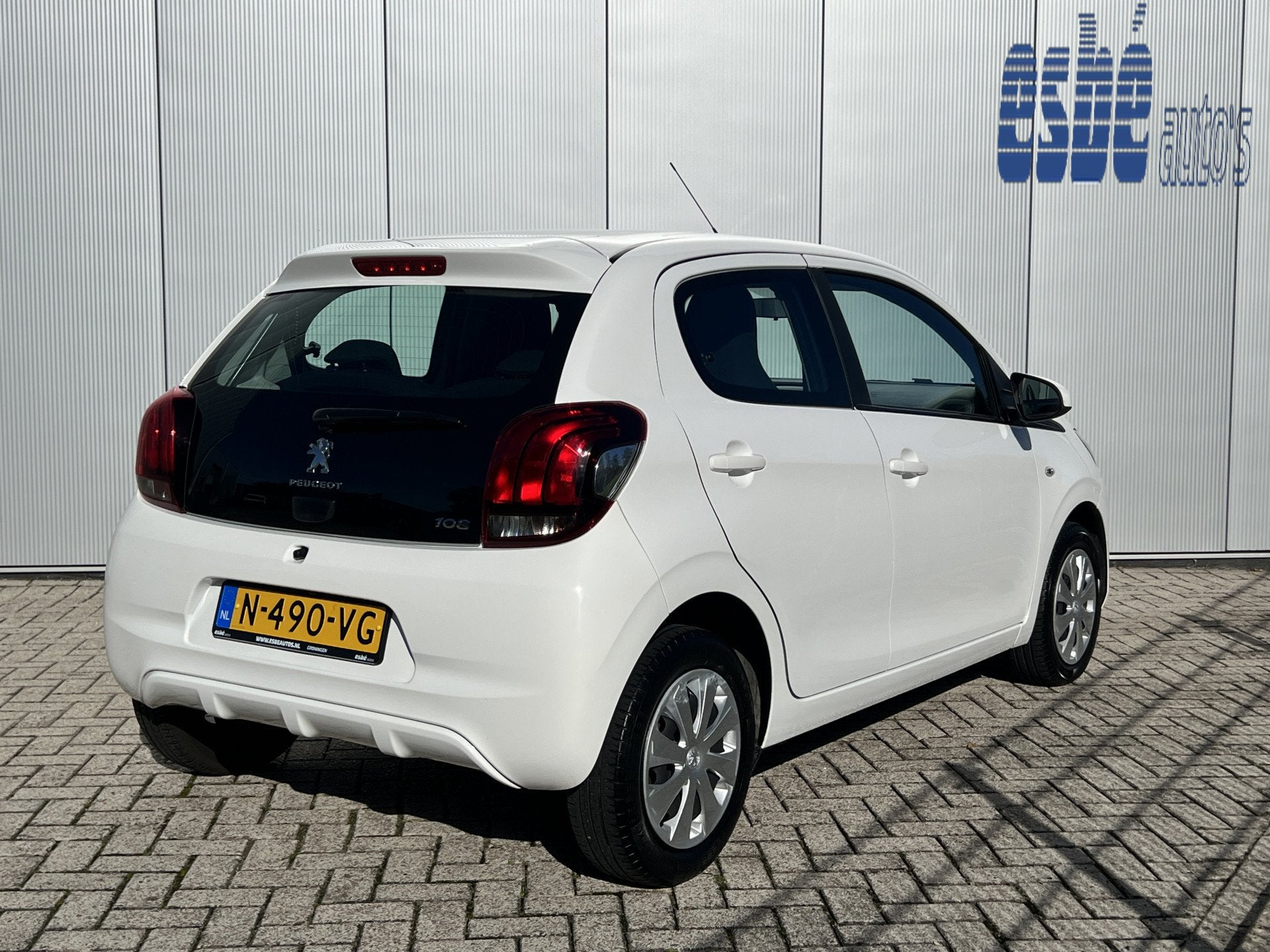 Peugeot 108 1.0 e-VTi 72 pk Active 5-drs Camera Airco Apple, Voorwielaandrijving, Stof, Gebruikt, Wit