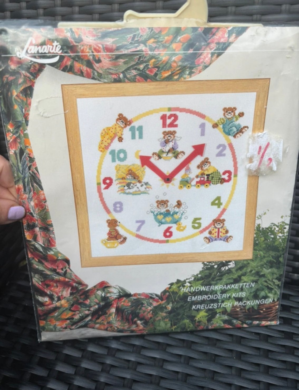 Borduurpakket Christl Vogl Klok Geboorte (Collectors Item!), Verzenden, Nieuw, Handborduren, Borduurpakket