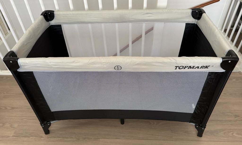 Topmark Baby Logeerbed & Bambino Matras, complete set, Ophalen, Zo goed als nieuw, Reisbedje