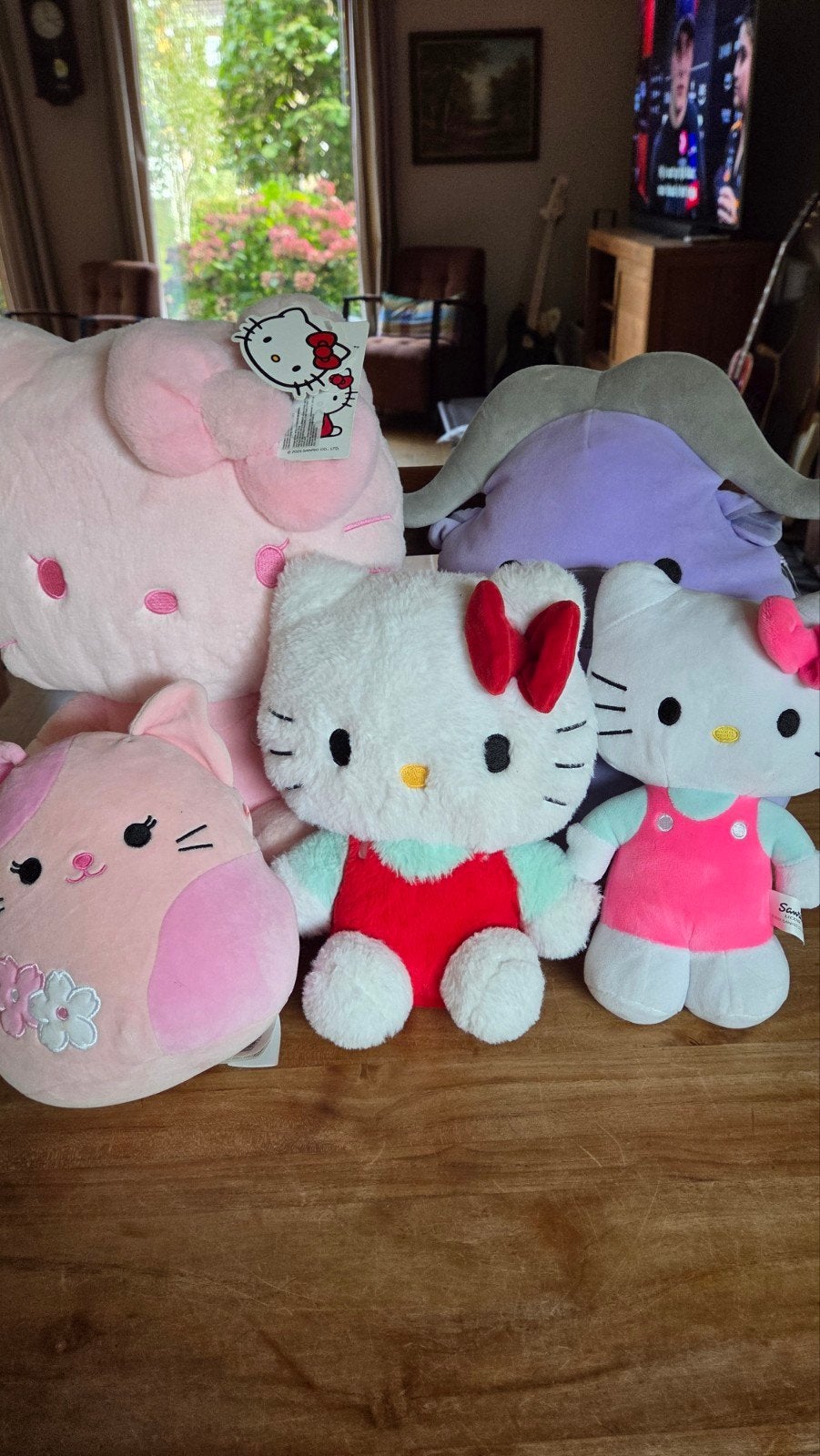 Leuke knuffels: Hello Kitty, Squishmallow en meer!, Ophalen, Gebruikt, Roze, Hello Kitty