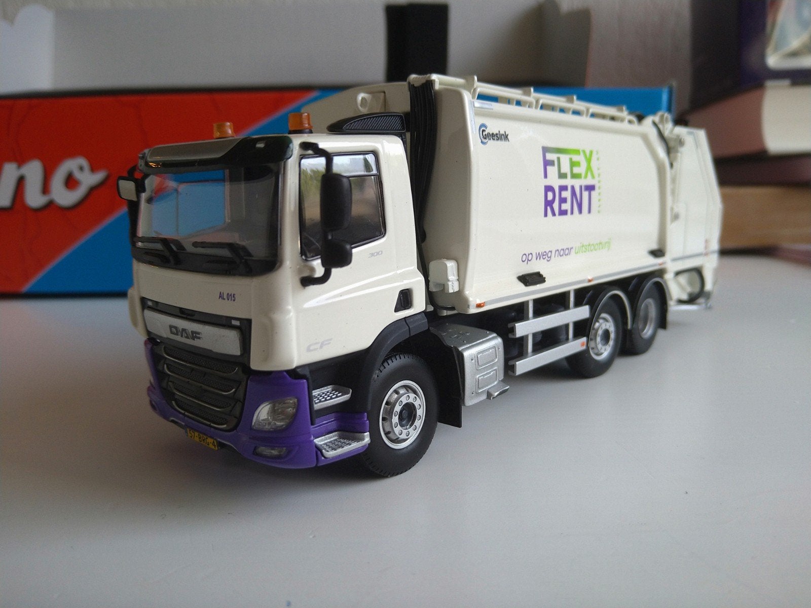 Tekno DAF CF vuilniswagen Flexrent, Ophalen of Verzenden, Nieuw, Bus of Vrachtwagen, Tekno