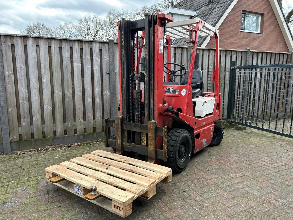 TCM heftruck diesel!! Ex brandweer!!, 2000 tot 3000 kg, Ophalen, Overige aandrijving, Heftruck