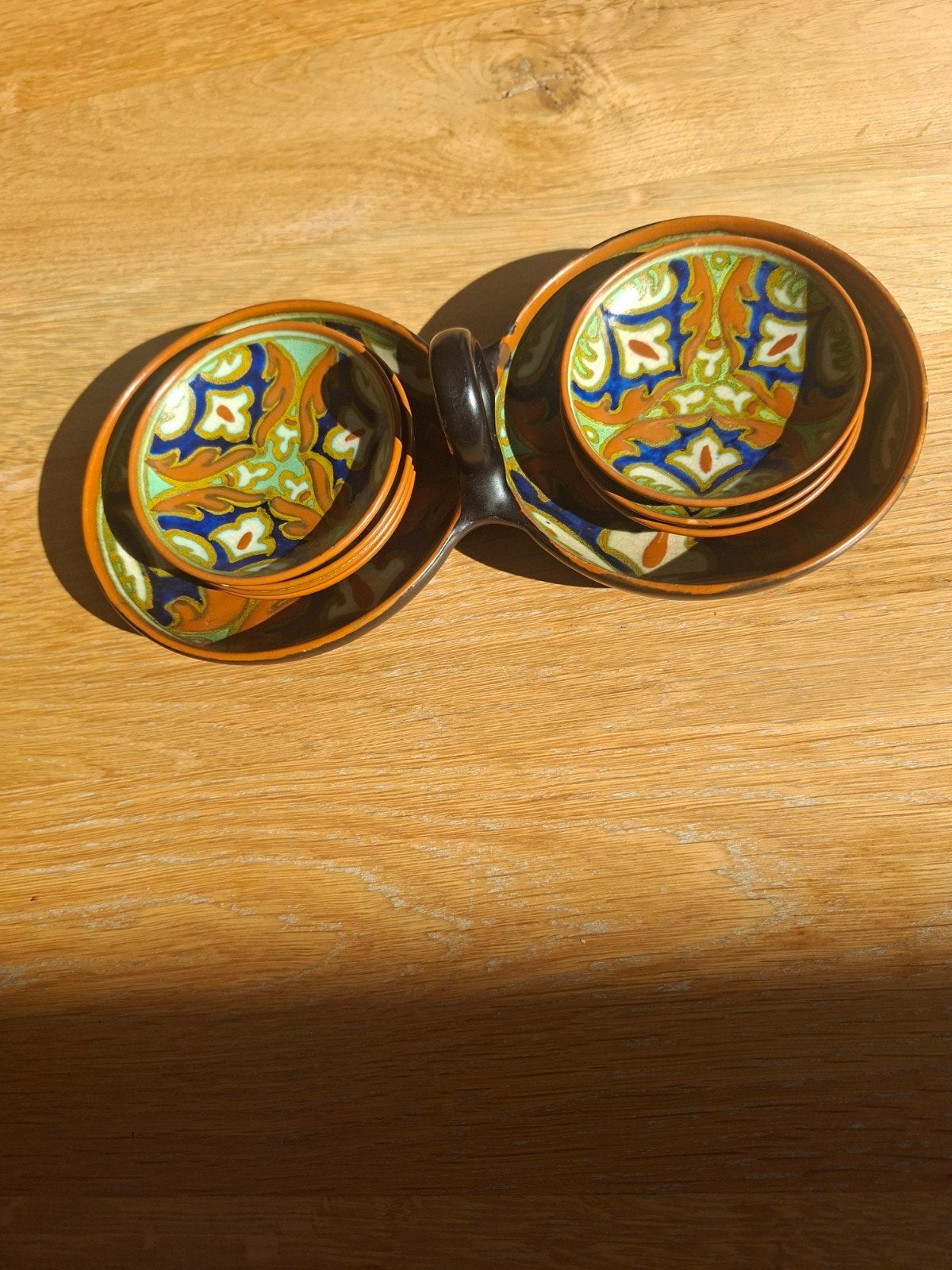 Vintage Gouda Holland schaaltjes set, Antiek en Kunst, Ophalen of Verzenden