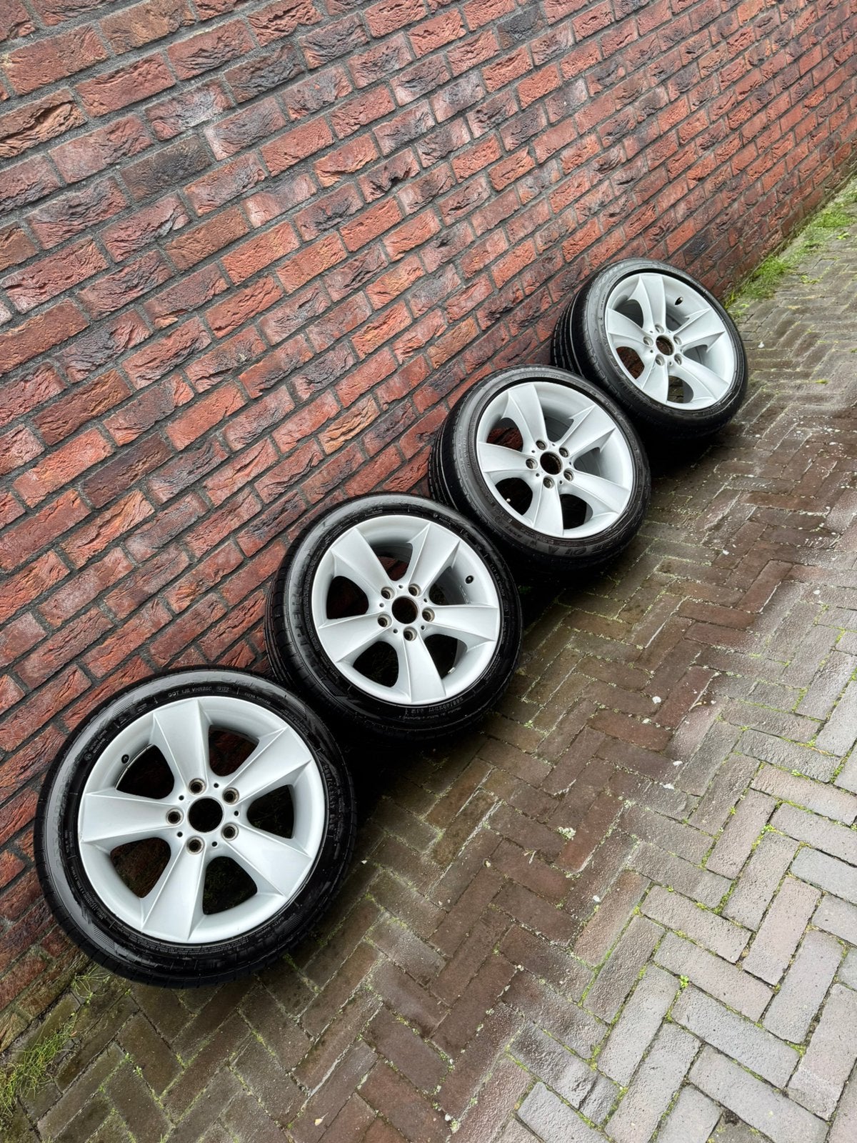 Originele BMW style 138 + Banden | Heel netjes, Auto-onderdelen, Ophalen, 255 mm, ., Banden en Velgen