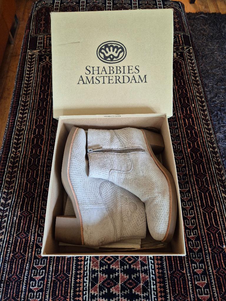 Shabbies Amsterdam Korte laarsjes beige maat 41, Kleding | Dames, Shabbies Amsterdam, Beige, Lage of Enkellaarzen, Ophalen of Verzenden