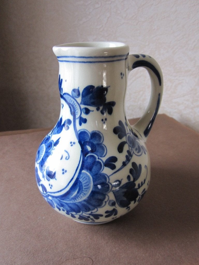 Mooi Zenith Delft kannetje - vaasje - blauw wit, Verzenden