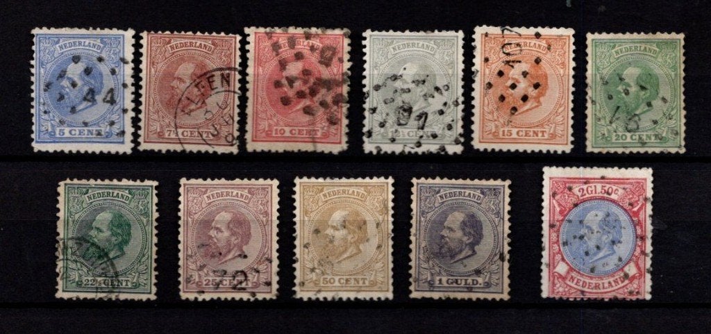 Oud Nederland gestempeld - 19/29 - 1872  --  Q067, Ophalen of Verzenden, T/m 1940, Gestempeld