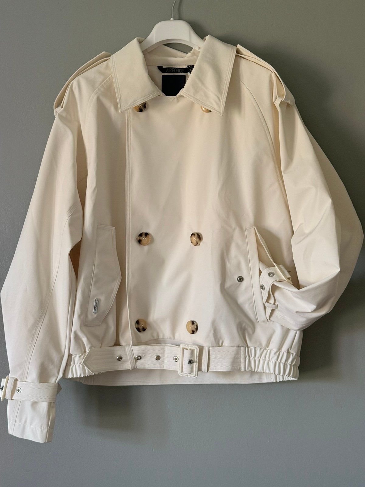Trenchcoat Airforce XL, NIEUW, Ophalen of Verzenden, Nieuw, Maat 42/44 (L), Overige kleuren