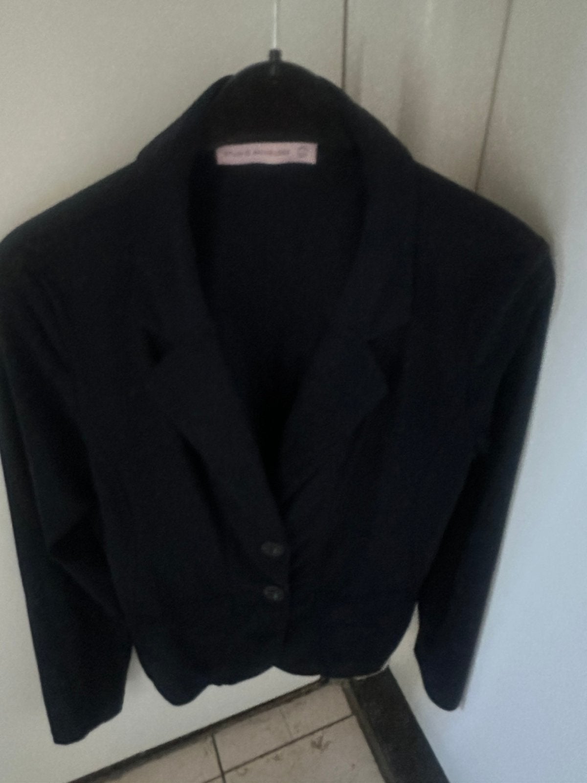 Studio Anneloes jasje maat L travelstof donkerblauw, Verzenden, Zo goed als nieuw, Maat 38/40 (M), Blauw