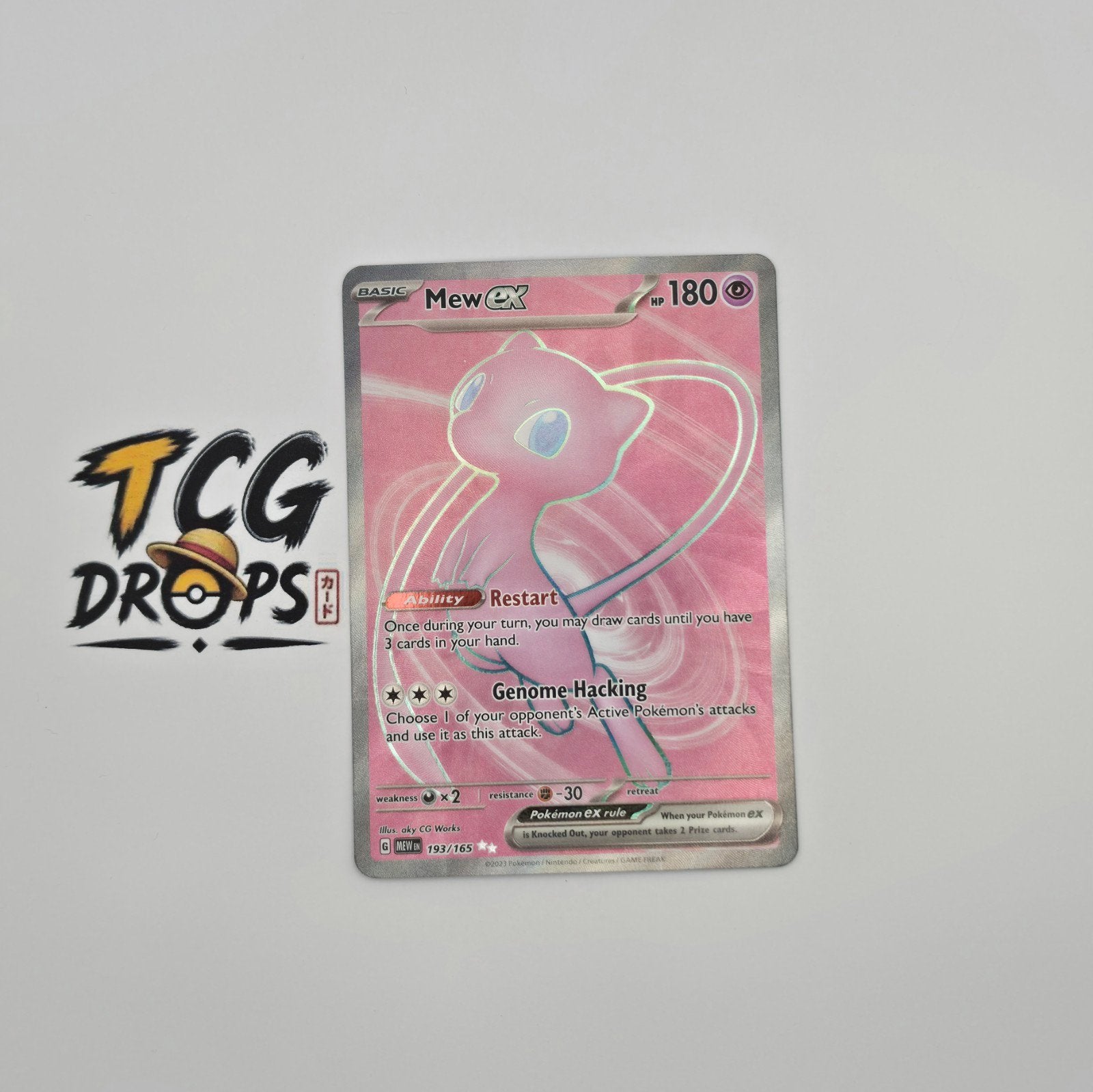 Mew ex	Scarlet & Violet 151	MEW193/165