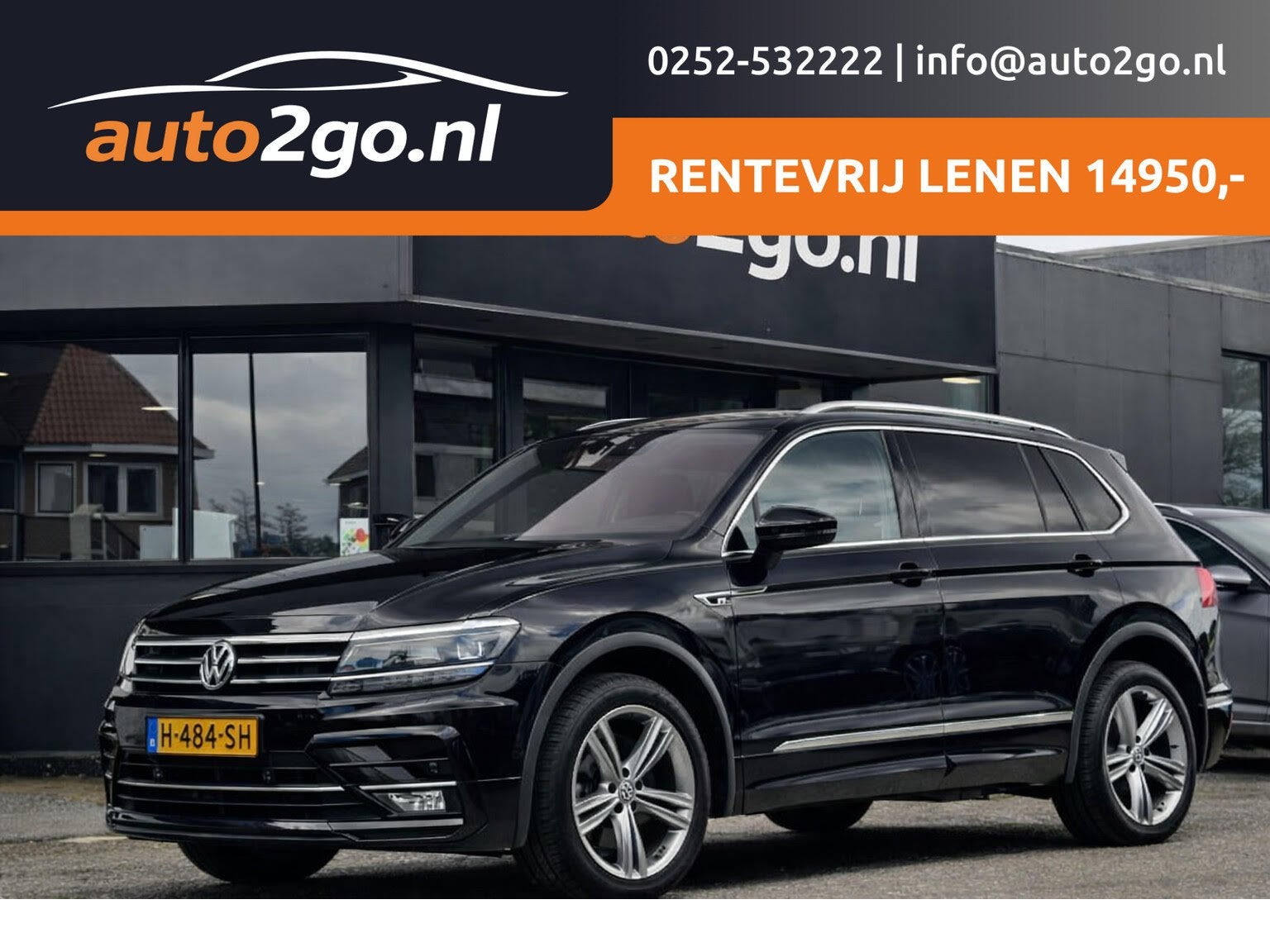 Volkswagen Tiguan Allspace 1.5 TSI AUT7 R-LINE HIGHLINE NAVI, Euro 6, 150 pk, Alcantara, Zwart