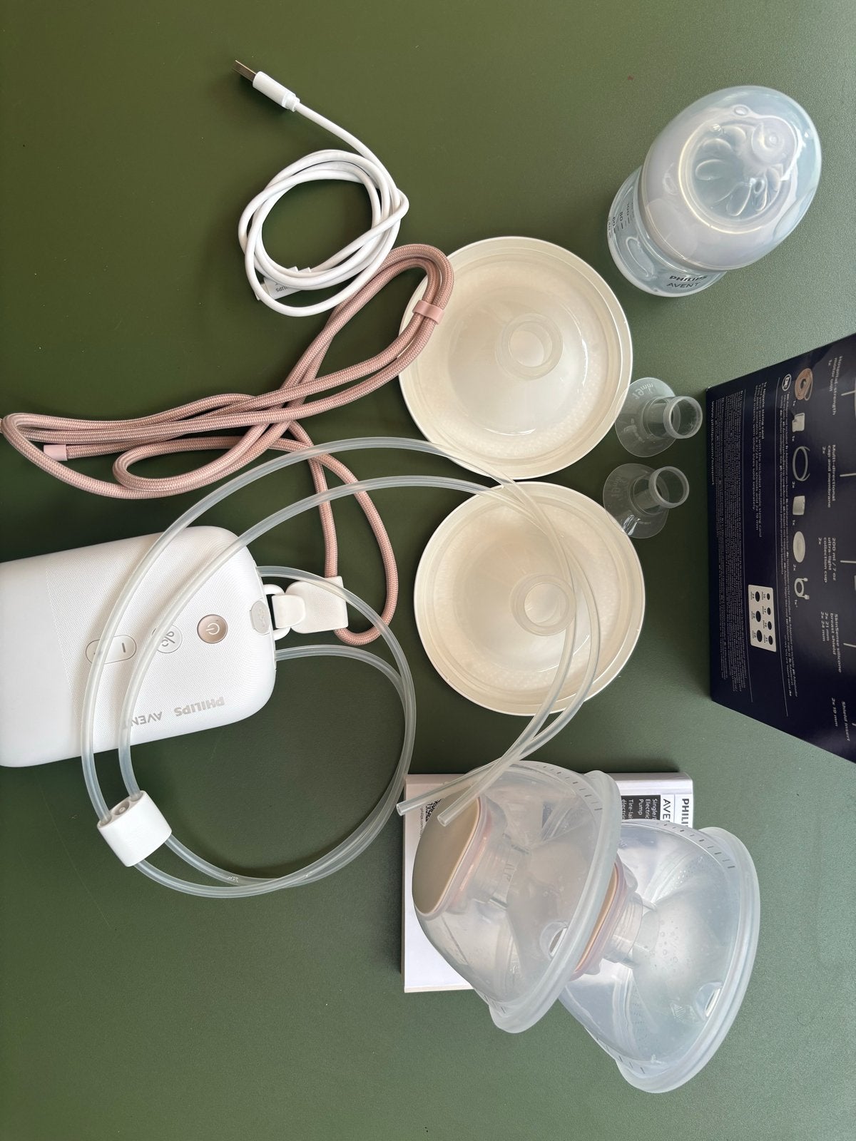 Philips Avent Dubbele Elektrische Borstkolf SCF547, Ophalen, Zo goed als nieuw