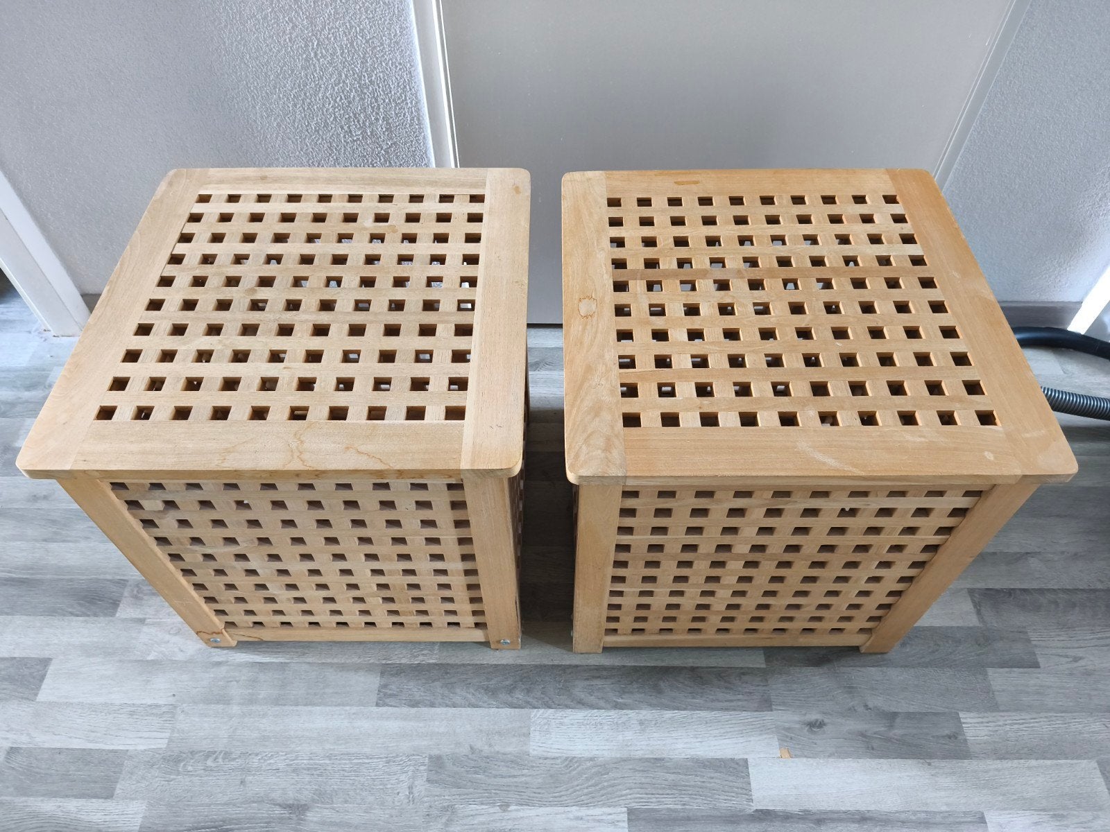 Ikea - Hol 2 Bijzettafels, Ophalen, Gebruikt, Hout, Scandinavisch