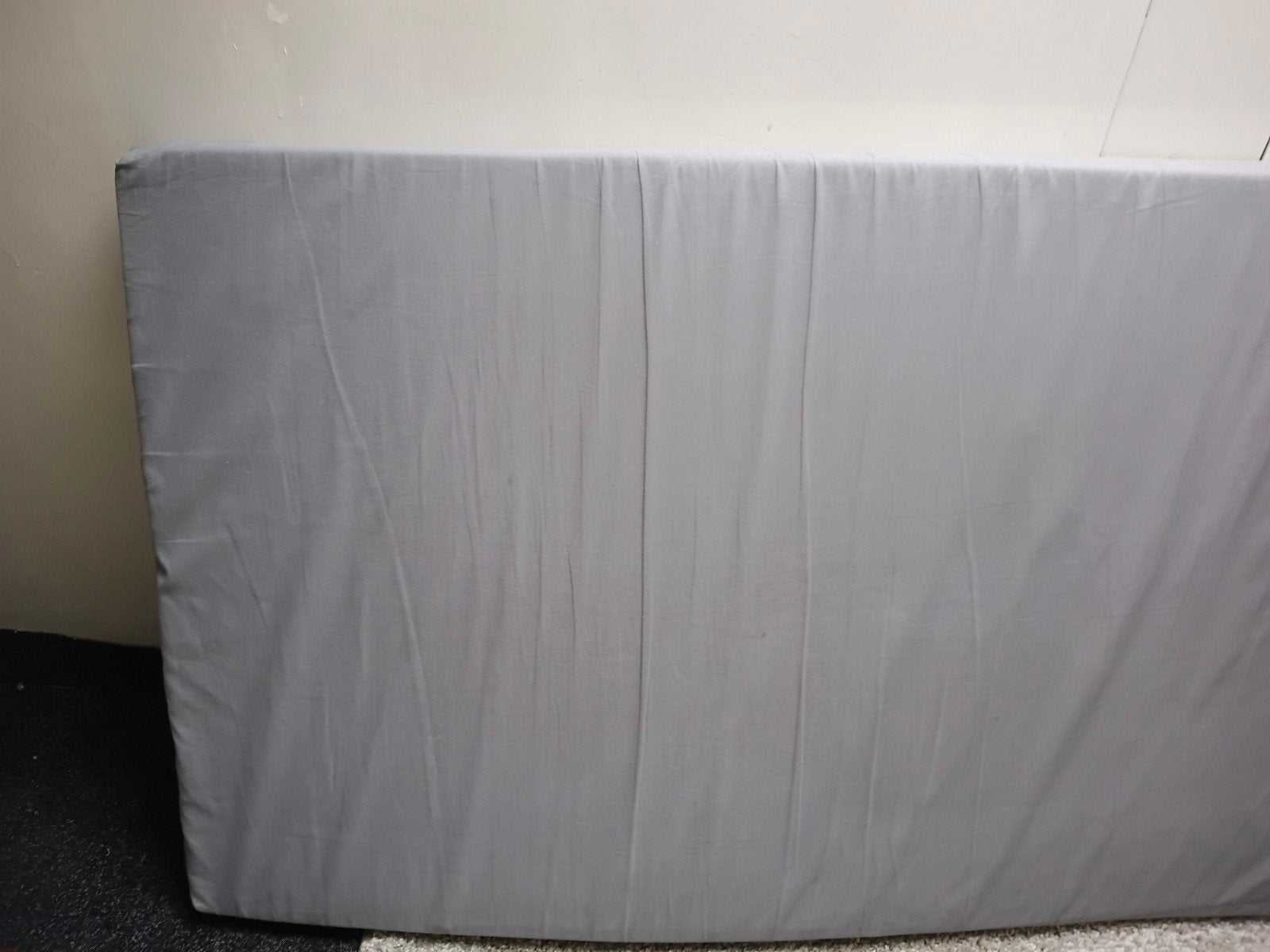 1 pers schuimrubber matrasje ., Ophalen, Overige materialen, 190 cm of minder, Grijs