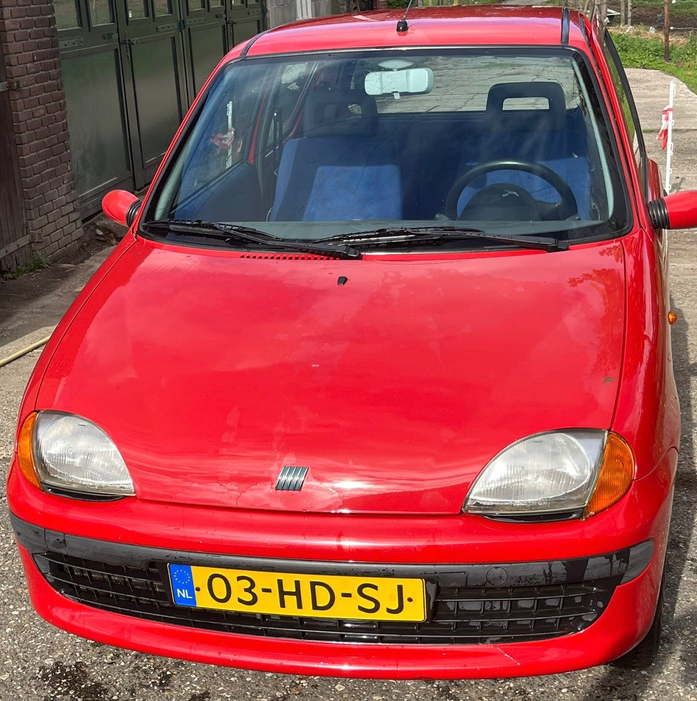 Fiat Seicento 1.1 SPI 2001 Rood, Voorwielaandrijving, Origineel Nederlands, 400 kg, Handgeschakeld