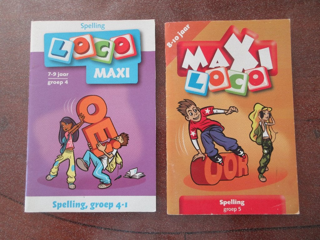 2 x boekjes Loco Maxi Taal  groep 4 + 5, Ophalen of Verzenden, Gebruikt, Taal en Lezen