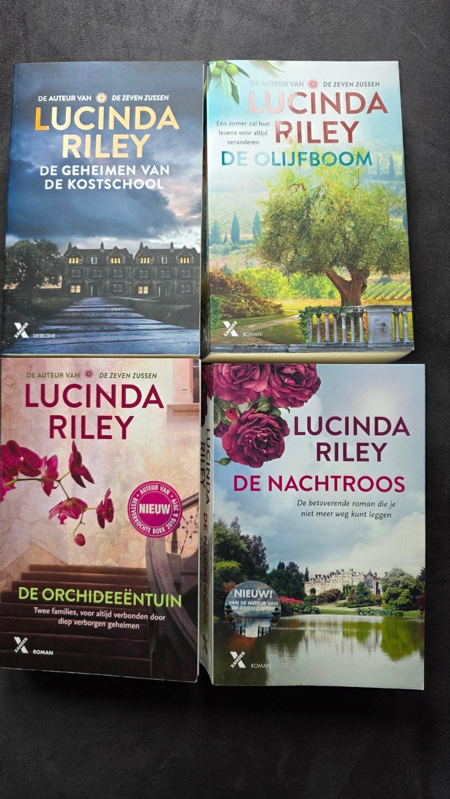 4x Lucinda Riley boeken, Boeken, Ophalen of Verzenden, Zo goed als nieuw