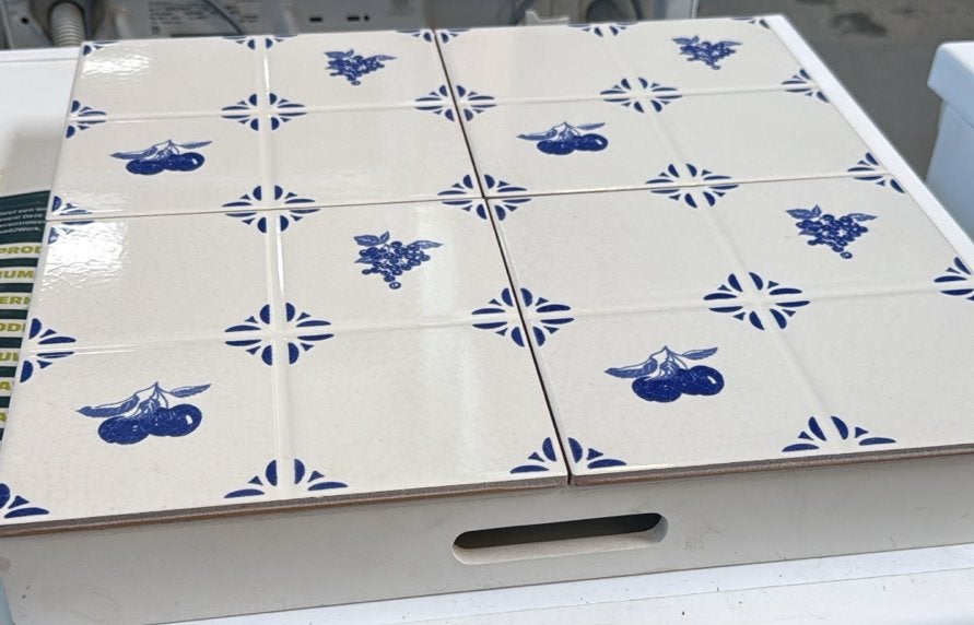 10 Oude Italiaanse Vintage Tegels 20x20 cm - Brocante Stijl, Ophalen, Gebruikt, 20 tot 40 cm, Minder dan 5 m²