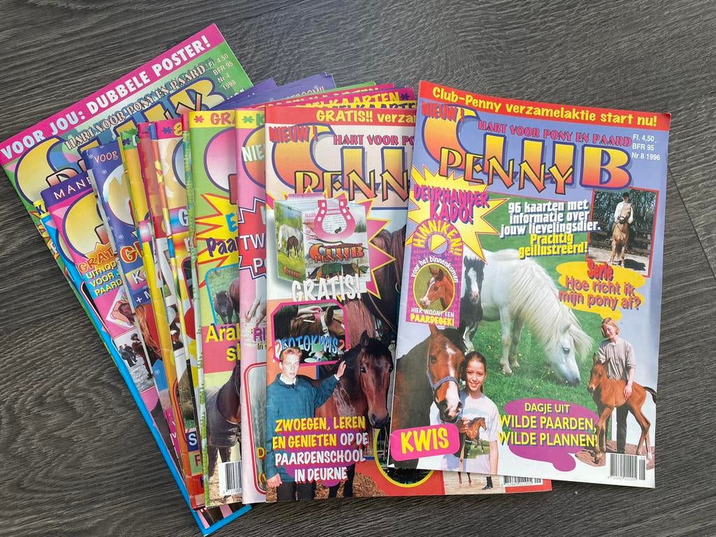 Club Penny 1996-1998, Dieren en Toebehoren, Paarden en Pony's | Overige Paardenspullen, Ophalen of Verzenden, Zo goed als nieuw