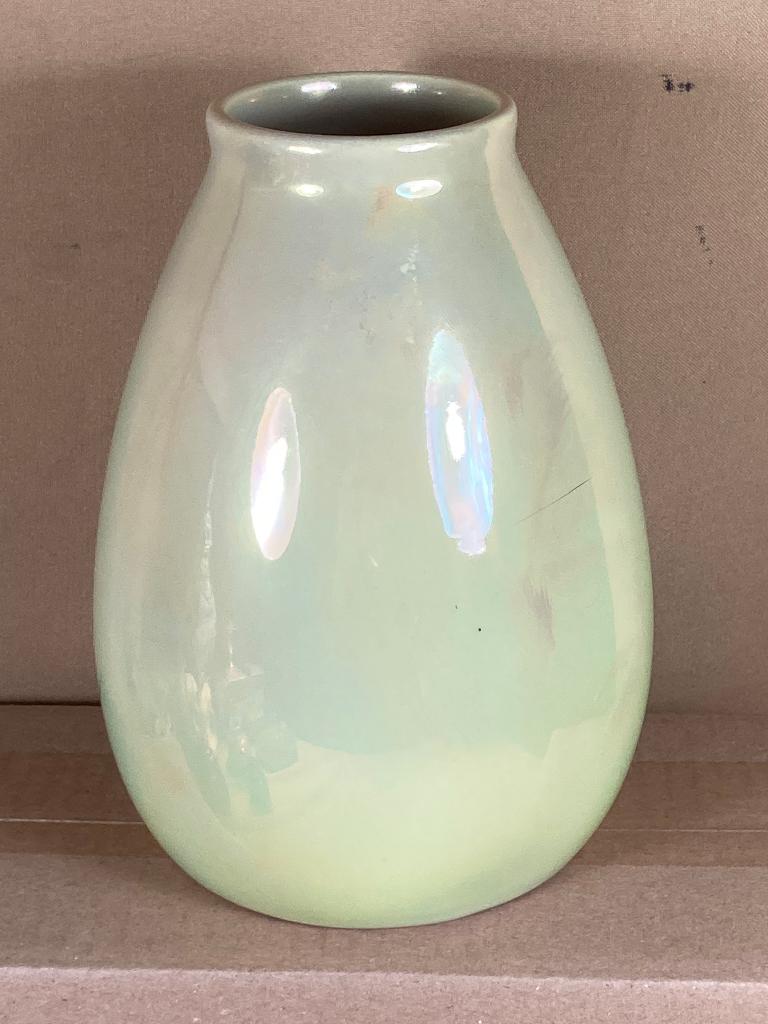 Luster glazuur vaas St. Lucas Utrecht, Ophalen of Verzenden