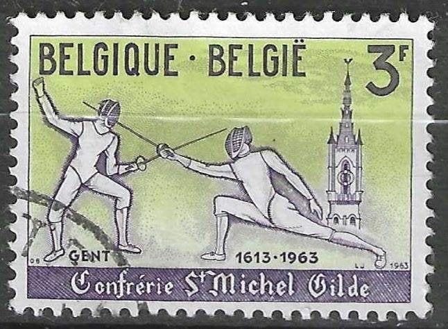 Belgie 1963 - Yvert/OBP 1247 - Gentse Schermersgilde (ST), Postzegels en Munten, Postzegels | Europa | België, Verzenden, Gestempeld