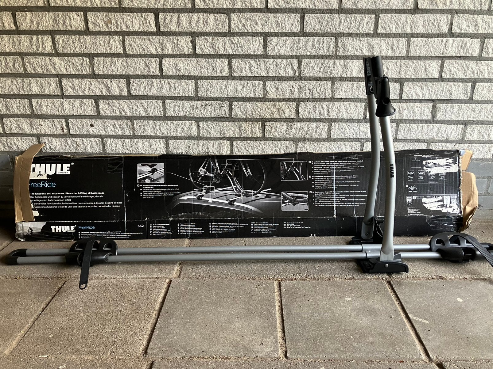 Thule freeride fietsendrager, Ophalen, 1 fiets, Zo goed als nieuw, Dakdrager
