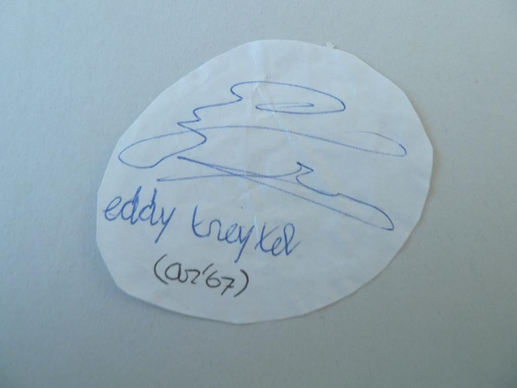 Handtekening. Eddy.Treytel. Feyenoord, Ophalen of Verzenden, Zo goed als nieuw, Feyenoord, Overige typen