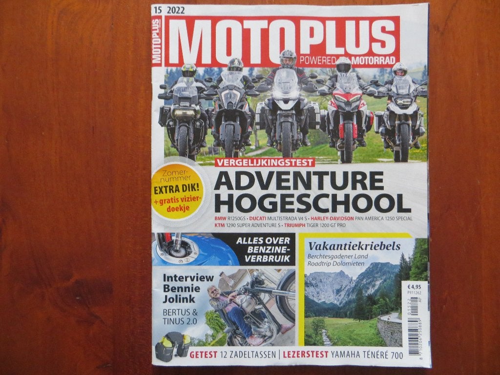 Motoplus 15 2022 BMW R1250GS, Ducati Multistrada V4 S, Ophalen of Verzenden, Nieuw, Auto's