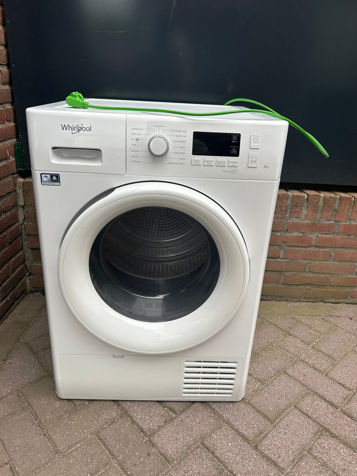 Whirlpool wasdroger, Ophalen, Zo goed als nieuw, Condens, 85 tot 90 cm