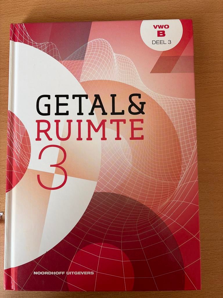 Getal & Ruimte VWO B Deel 3 - Wiskunde B Boek, Boeken, Schoolboeken, Ophalen of Verzenden, Gelezen, VWO, Wiskunde B