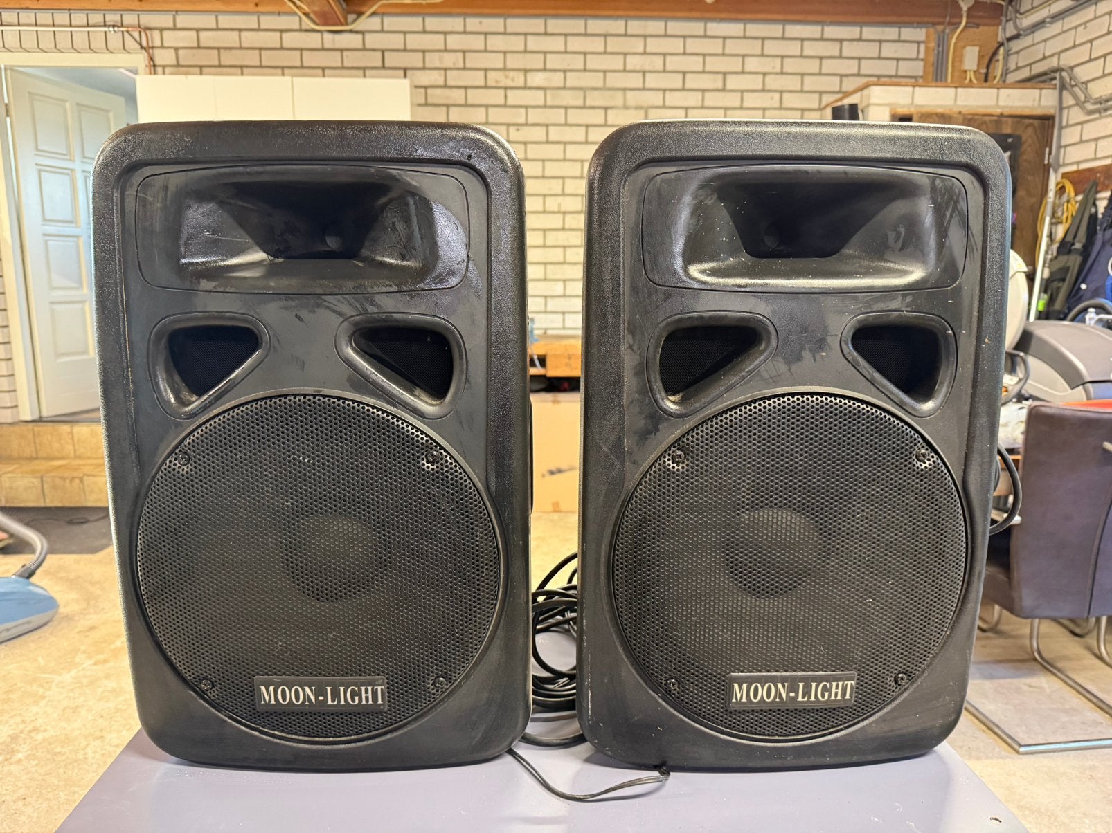 Speakers met ingebouwde versterker, Overige typen, Zo goed als nieuw, 60 tot 120 watt, Ophalen