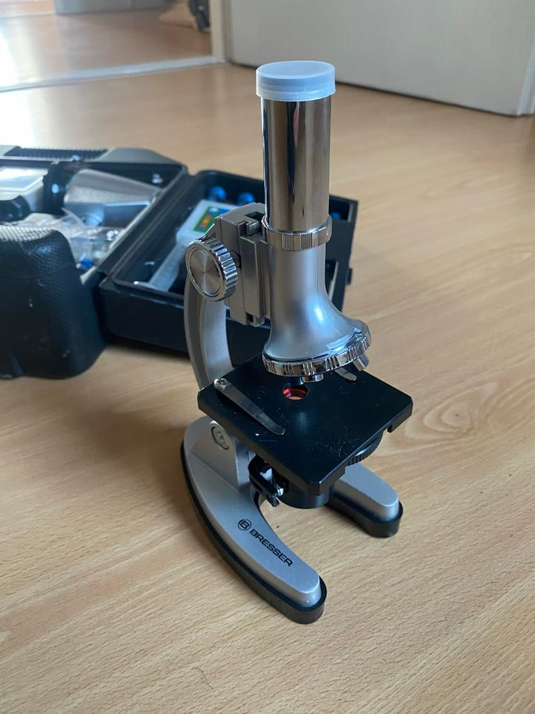 Bresser Microscoop met Koffer en Accessoires, Audio, Tv en Foto, Optische apparatuur | Microscopen, Ophalen of Verzenden, Nieuw