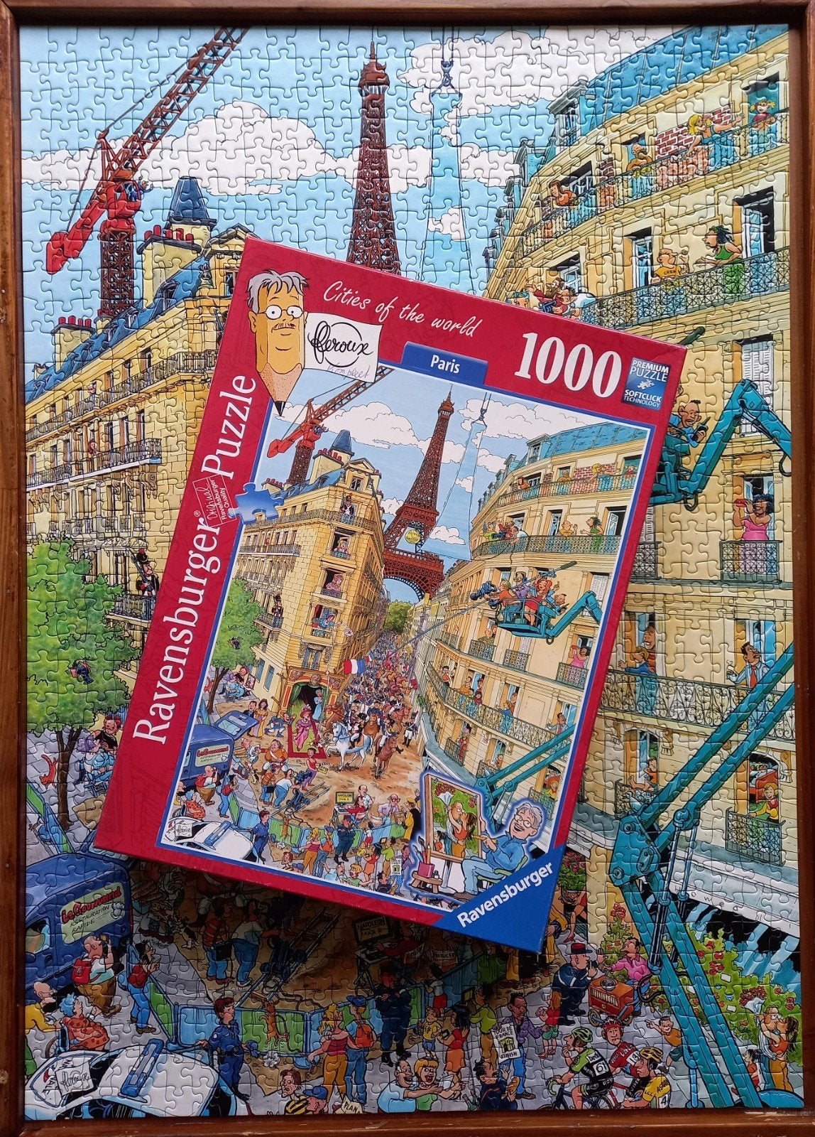 Ravensburger puzzel 1000 stukjes, Ophalen of Verzenden, 500 t/m 1500 stukjes, Gebruikt, Legpuzzel