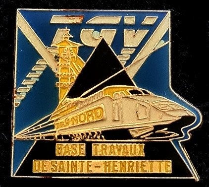 TGV- Base Travaux- De Sainte-Henriette pin, Verzenden, Nieuw, Transport, Speldje of Pin