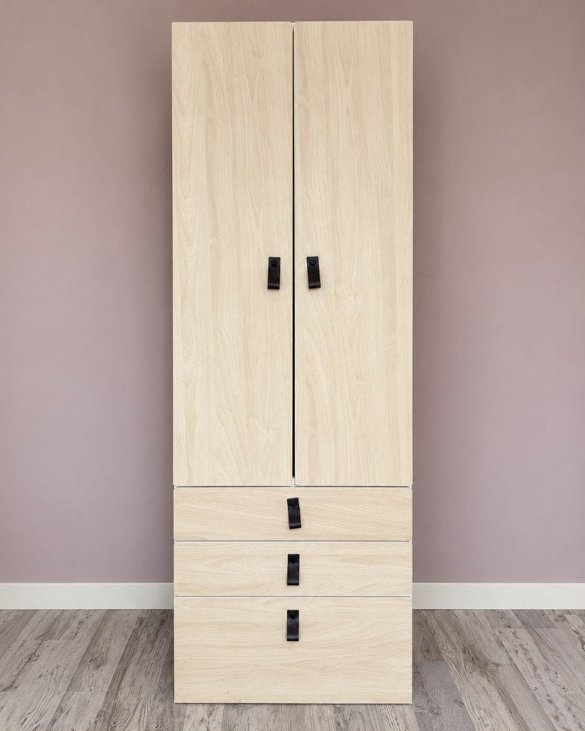 Kledingkast met 3 lades. IKEA SMÅSTAD / PLATSA, Ophalen, 50 tot 100 cm, Zo goed als nieuw, 150 tot 200 cm